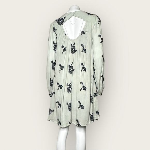 EUC | Free People | Emma Austin Tunic Swing Mini Dress | Gray | Large - Picture 3 of 15